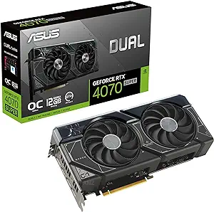 ASUS Dual GeForce RTX 4070 Super OC Edition Graphics Card