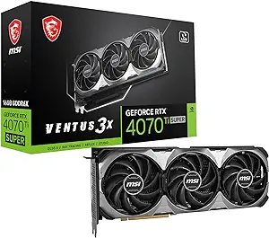 MSI GeForce RTX 4070 Ti Super Ventus 3X